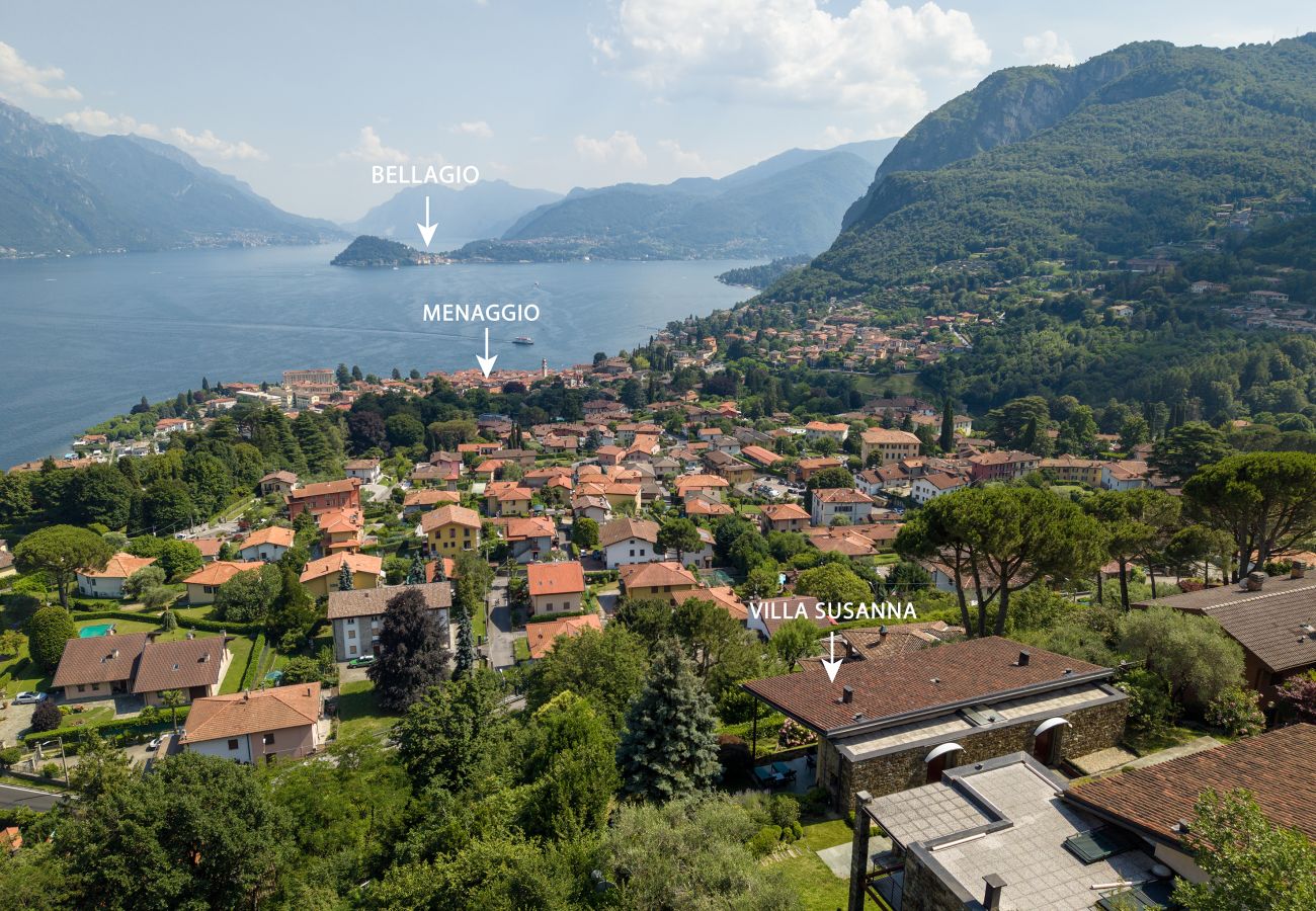 Appartement in Menaggio - Villa Susanna with Pool & Lake Como View