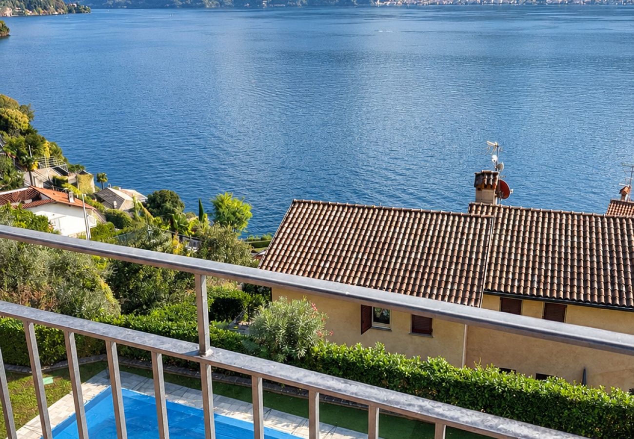 Apartment in Sala Comacina - Panoramic Lake View Apartment with Pool & Parking