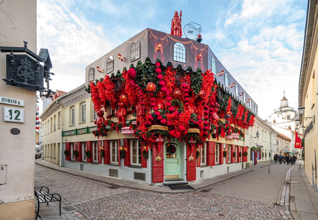 Ferienwohnung in Vilnius - Newly Furnished Vilnius Town Hall Apartment 101