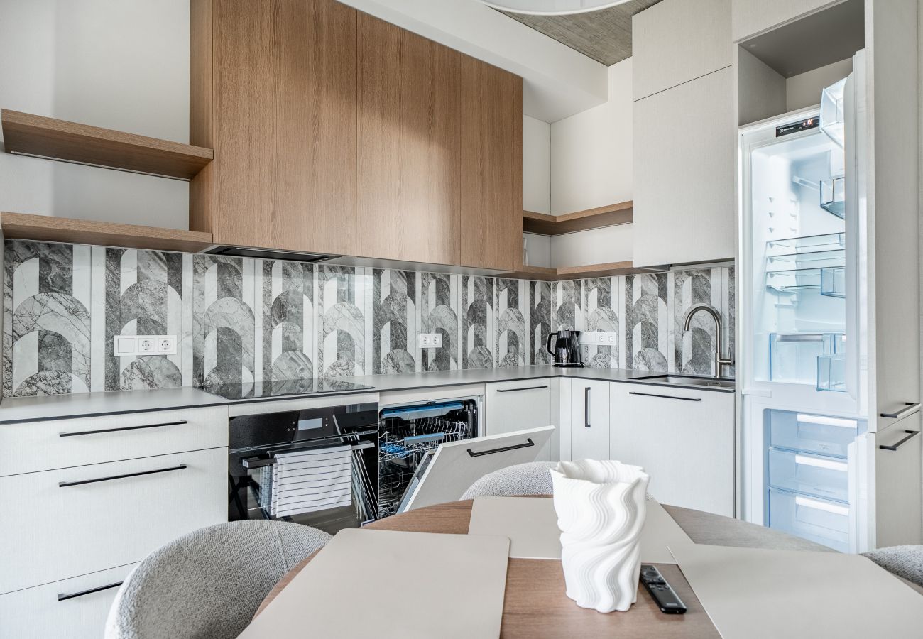 Ferienwohnung in Vilnius - 2 Bedroom Green City View apartment 