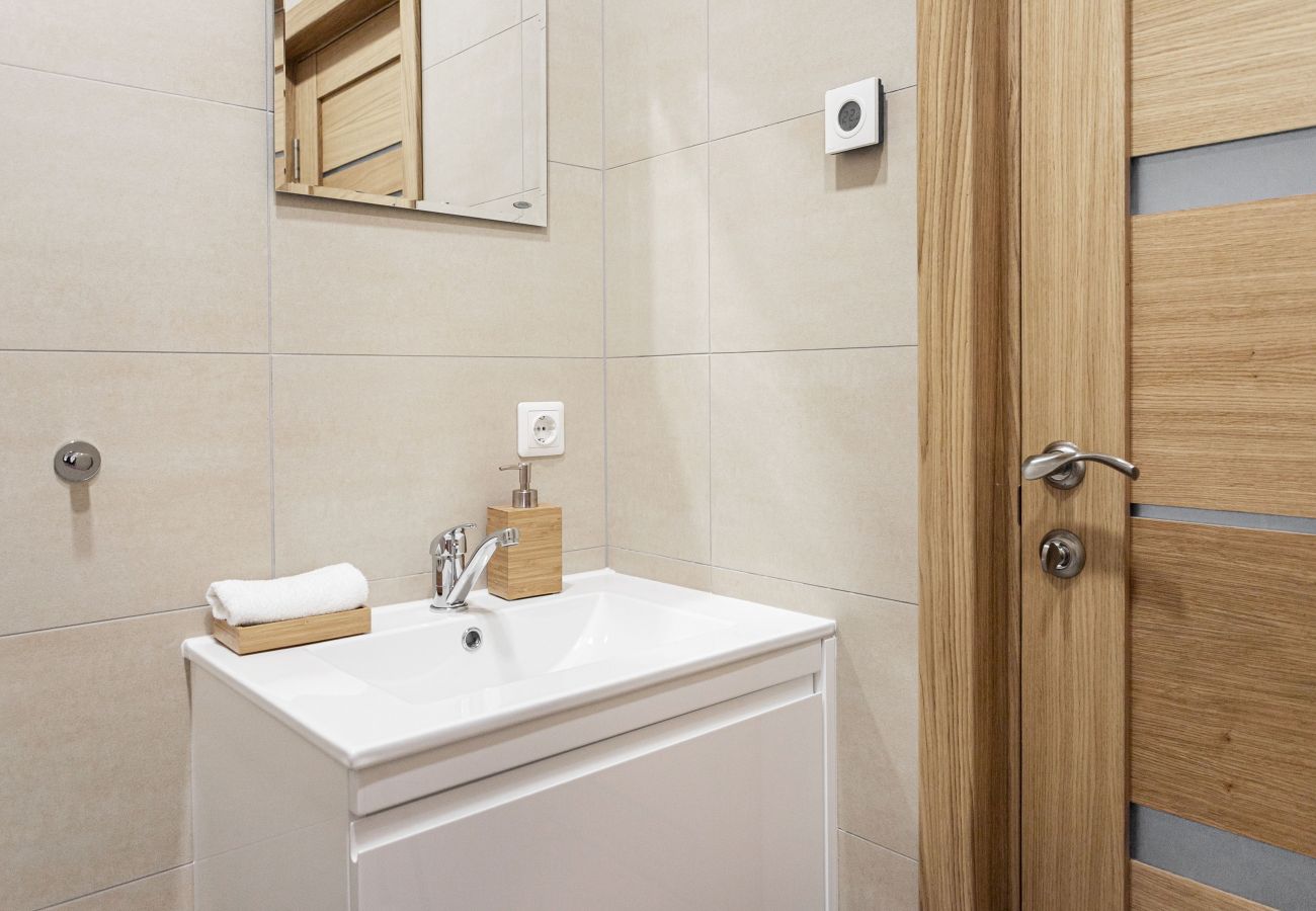 Apartament w Vilnius - Cosy 1 Bedroom 2 Bathroom Yard Apartment